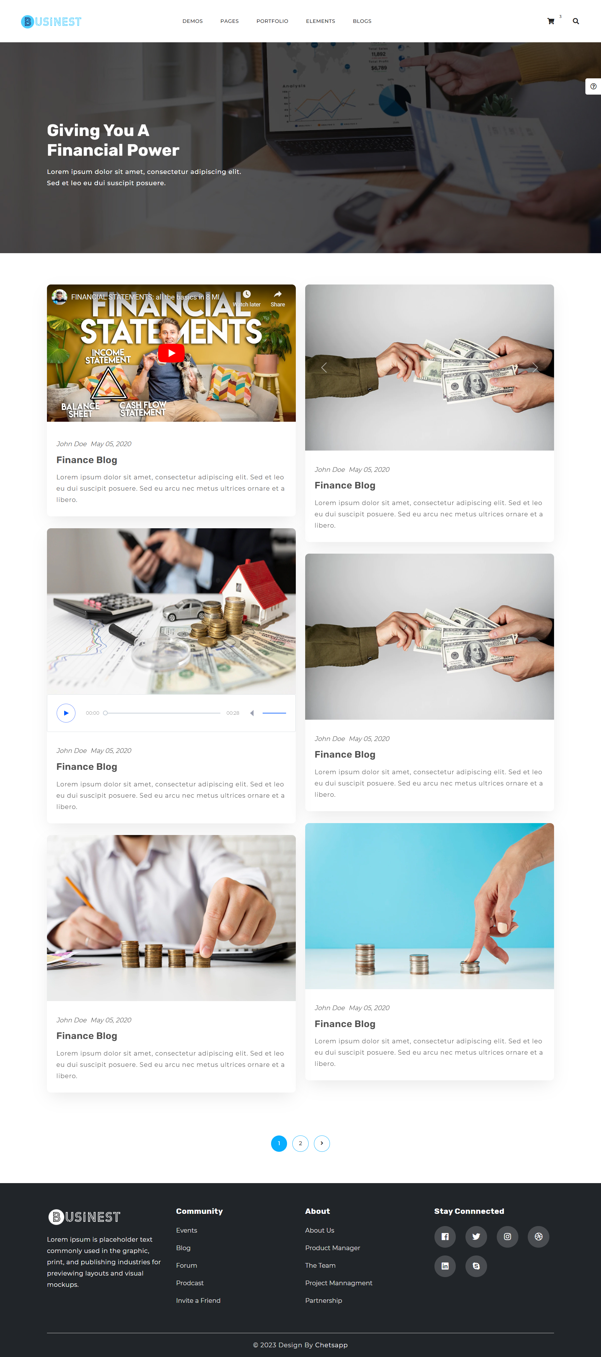 blog template