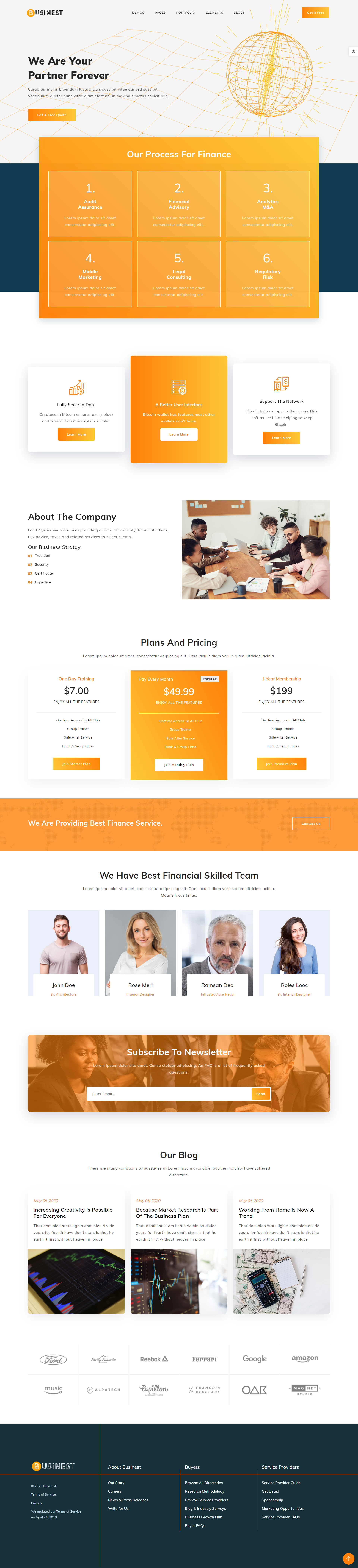 Finance Template