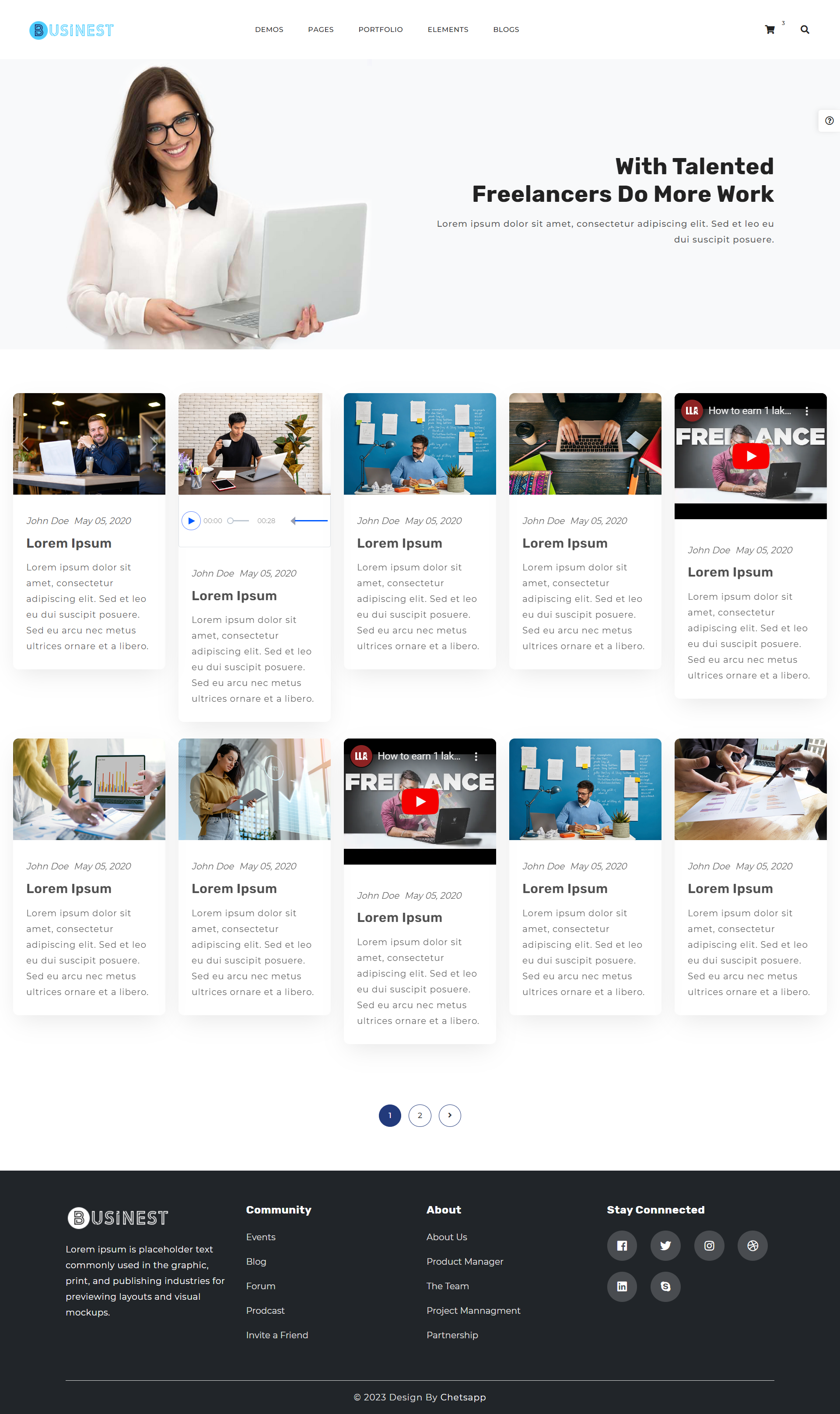 blog template